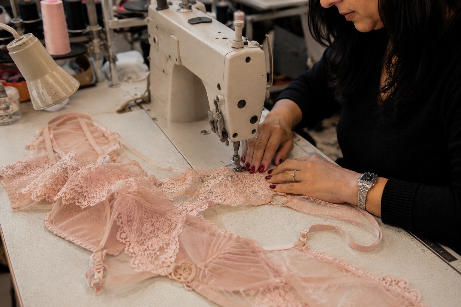 Luxury fabric detail
